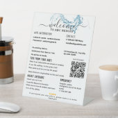 エレガントなビーチバケーション賃貸住宅ウェルカムペデスト 台座サイン (インサイチュ)