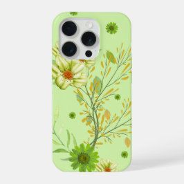 エレガントなピスタチオグリーンのスマホウォレット iPhone 15 PROケース
