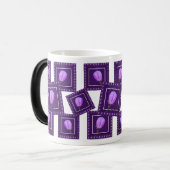 エレガントなピンクとパープルの春の花の花束 マグカップ (正面左)