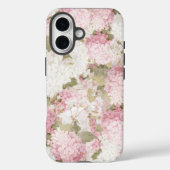 エレガントなピンクのアジサイ 水彩画 Case-Mate iPhoneケース (裏面)