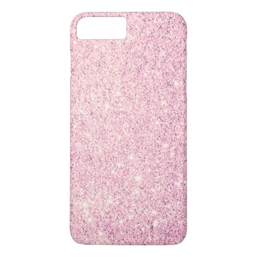 エレガントなピンクのグリッターの贅沢 Case-Mate iPhoneケース (裏面)