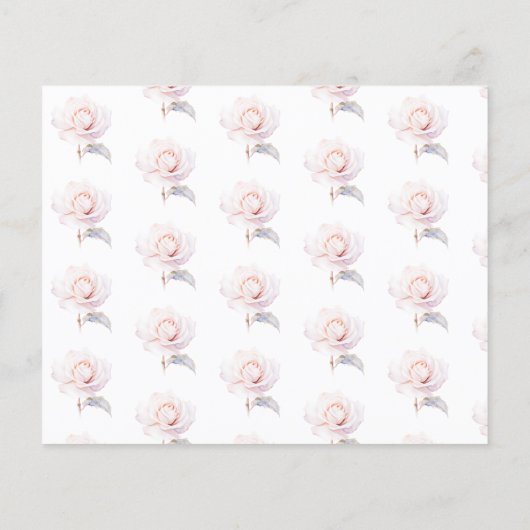 エレガントなピンクのバラのブライダルシャワーデートナイトアイデア (裏面)