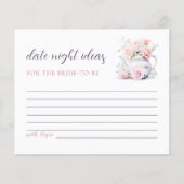 エレガントなピンクのバラのブライダルシャワーデートナイトアイデア (正面)