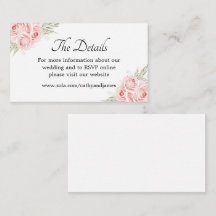 エレガントなピンクのバラの花の詳細 ウェディング 封筒