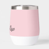 エレガントなピンクのブライダルシャワー (背面)