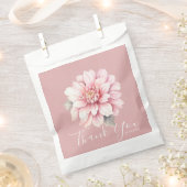 エレガントなピンクのローズ  フェイバーバッグ (クリップ留めされた状態)