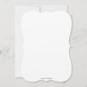 エレガントなピンクのローズ ブライダルシャワーの招待状 招待状 (裏面)