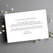 エレガントなピンクの秋のウェディング感謝カード 招待状