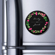 エレガントなピンクの花のリース 黒のカップル名,エレガントなピンクの花のリース カップルの名前 マグ