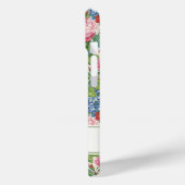 エレガントなピンクの花の水彩パーソナライズデザイン Case-Mate iPhoneケース (裏面 / 左)