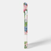 エレガントなピンクの花の水彩パーソナライズデザイン Case-Mate iPhoneケース (裏面 / 左)