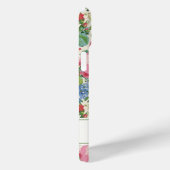 エレガントなピンクの花の水彩パーソナライズデザイン Case-Mate iPhoneケース (裏面 / 右)