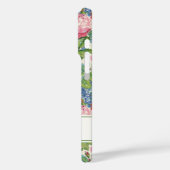 エレガントなピンクの花の水彩パーソナライズデザイン Case-Mate iPhoneケース (裏面 / 左)