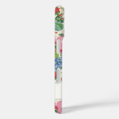 エレガントなピンクの花の水彩パーソナライズデザイン Case-Mate iPhoneケース (裏面 / 右)