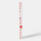 エレガントなピンクの花柄のスマホケース Case-Mate iPhoneケース (裏面 / 左)