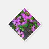 エレガントなピンクの花 ピンクのツツジ ピンクの花 スタンダードカクテルナプキン (角)