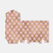 エレガントなピンクゴールド アールデコ ヴィンテージ パターン フェイバーボックス (折り畳みなし)