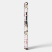 エレガントなピンクホワイトの芍薬の花iPhoneケース Case-Mate iPhoneケース (裏面 / 左)