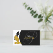 エレガントなファッションのブティック 名刺 (スタンド正面)