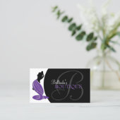 エレガントなファッションのブティック 名刺 (スタンド正面)