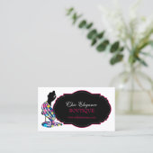 エレガントなファッション 名刺 (スタンド正面)