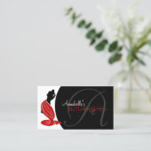 エレガントなファッション 名刺 (スタンド正面)