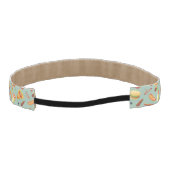 エレガントなファースト・フードパターン アスレチックヘッドバンド (裏面)