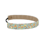 エレガントなファースト・フードパターン アスレチックヘッドバンド (左)