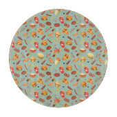 エレガントなファースト・フードパターン カッティングボード (正面)