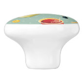 エレガントなファースト・フードパターン セラミックノブ (側面)