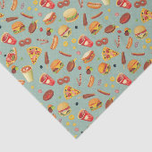 エレガントなファースト・フードパターン 薄葉紙 (詳細)