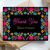 エレガントなフィエスタ ウェディング サンキューカード