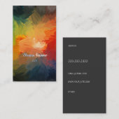 エレガントなフォント 名刺 (正面/裏面)