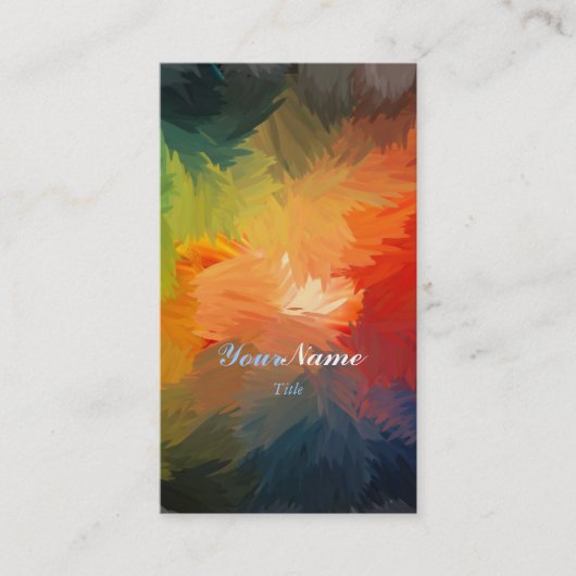 エレガントなフォント 名刺 (正面)