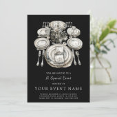 エレガントなフォーマルイベント 招待状 (スタンド正面)