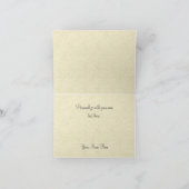 エレガントなフォーマルメッセージカード感謝していしています サンキューカード (内部)
