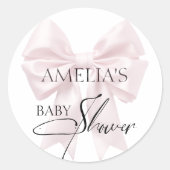 エレガントなフラッシュボウ ラウンドシール (正面)