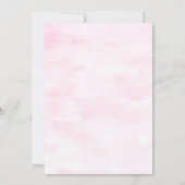 エレガントなブッシュ フラワーの結婚式招待状 - 編集可能 招待状 (裏面)