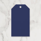 エレガントなブライズシャワー ギフトタグ (裏面)