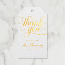 エレガントなブライズシャワー ギフトタグ