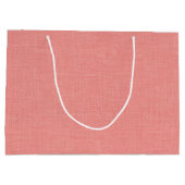 エレガントなブライズメイドへの感謝 ラージペーパーバッグ (裏面)