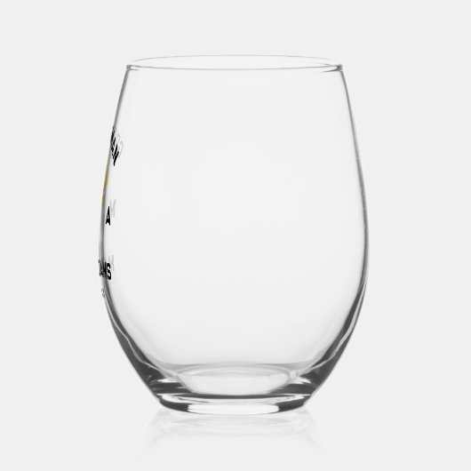 エレガントなブライズメイドギフト 鹿の頭 アンティーク モノグラム ステムなしワイングラス (左)