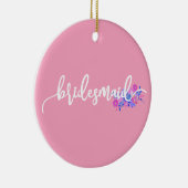 エレガントなブライズメイド ウェディング カリグラフィー オーナメント (右)