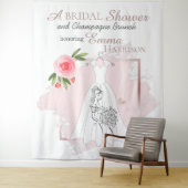 エレガントなブライダルシャワーの写真用背景/タペストリー タペストリー (インサイチュ)