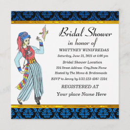 エレガントなブライダルシャワーの招待状 招待状