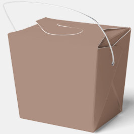 エレガントなブラウンのテイクアウトギフトボックス フェイバーボックス