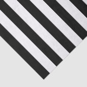 エレガントなブラックとホワイトのストライプ 薄葉紙