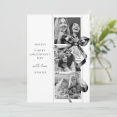 エレガントなブラックボウ3写真ガレンティンズデーカード シーズンカード (スタンド正面)