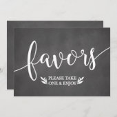 エレガントなブラックボードのウェディングデコレーション看板 (正面/裏面)