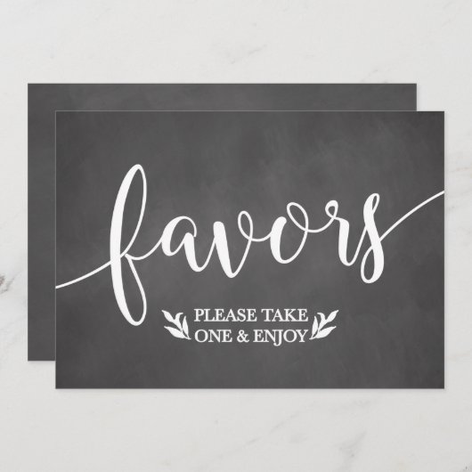 エレガントなブラックボードのウェディングデコレーション看板 (正面/裏面)